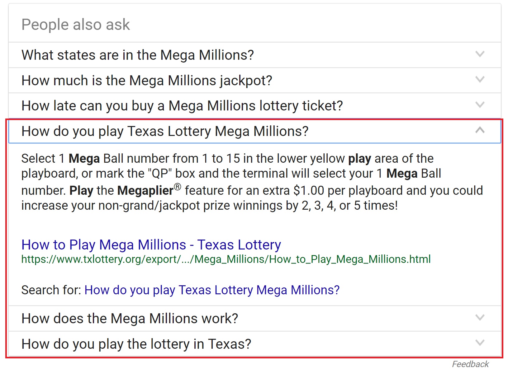 People Ask To : plus de questions sur le Mega Millions